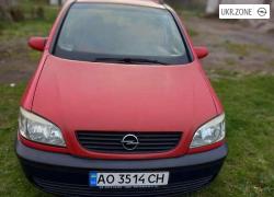 Компактвэн Opel Zafira I (A) 2001 в Великом Березном